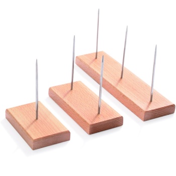 Подставка для чеков 20x5.5см на 3 иголки WAS