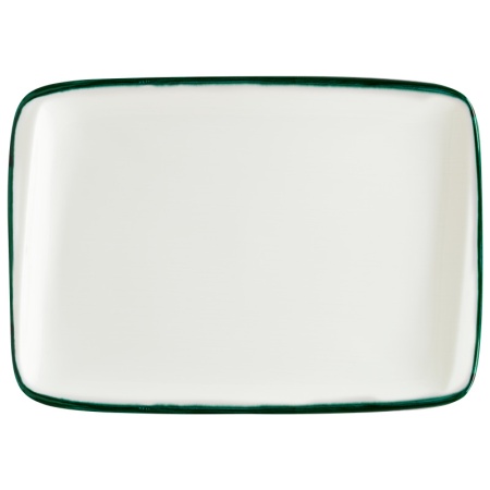 Тарелка прямоугольная 23x16см LINEA Green Moove