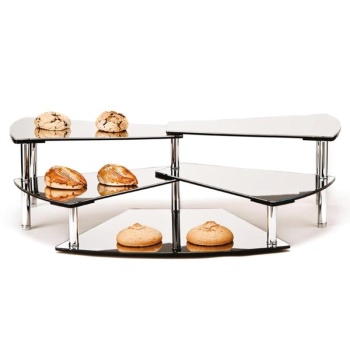 Подставка для фуршета – 5 зеркальных полок Bow Tie Step Mirror – Alkan