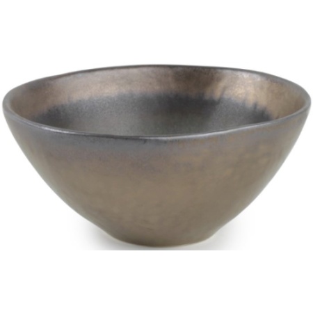 Салатник овальный 14.5x12x(h)6.5см CLARO gold grafite