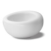 Салатник 17x15.5x(h)9см NINFA белый матовый