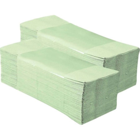 Полотенце бумажное, лист зеленое МЕРИДА