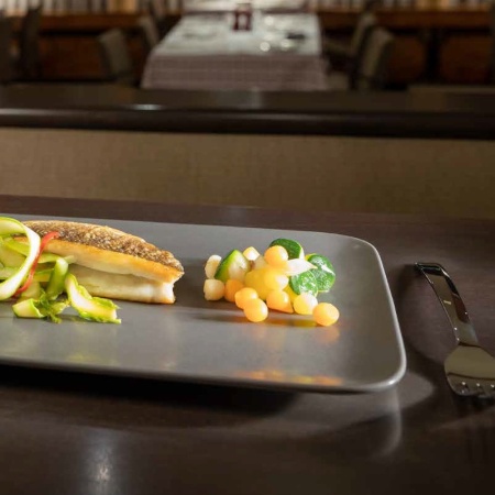 Тарелка квадратная 27x27см SHALE