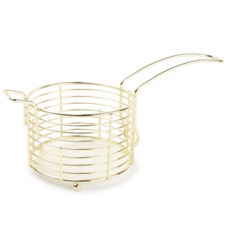 Корзинка для картошки фри Ø11x(h)7.5cм Wire Ware золотой