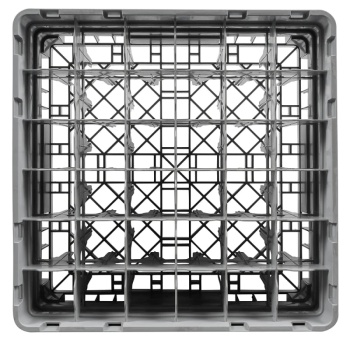 Стойка для бокалов 15.5см на 36 отделений Cambro серый