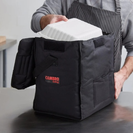 Термосумка 33x23x33см Cambro черная Small Top Loading