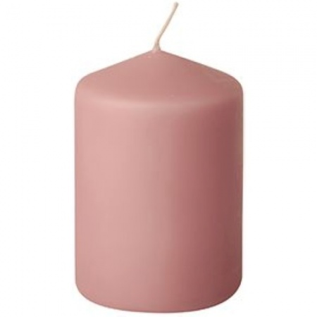 Свеча розовая Ø69мм (h)10cм LIGHT PINK Pap Star