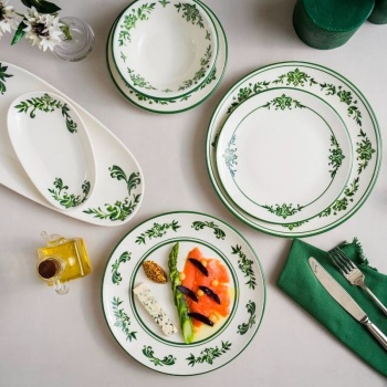 Тарелка плоская Ø27см LAVIS Green Gourmet