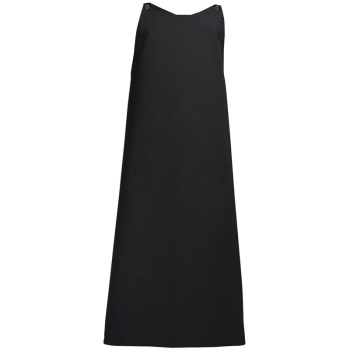 Фартук с нагрудником - модель 30536 - цвет черный - 65% полиэстер, 35% хлопок - 245г/м2