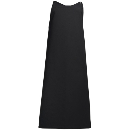 Фартук с нагрудником - модель 30536 - цвет черный - 65% полиэстер, 35% хлопок - 245г/м2