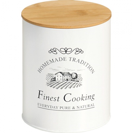 Емкость Ø11х(h)13.5см c надписью "Finest Cookies"