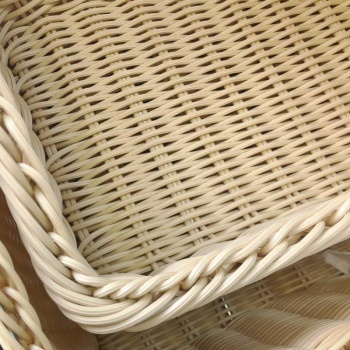 Корзинка для хлеба 43x43x24x14см BEIGE пластик Profi-Chef