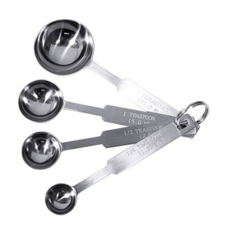 Ложки мерные 4шт Contacto из нерж.стали на связке