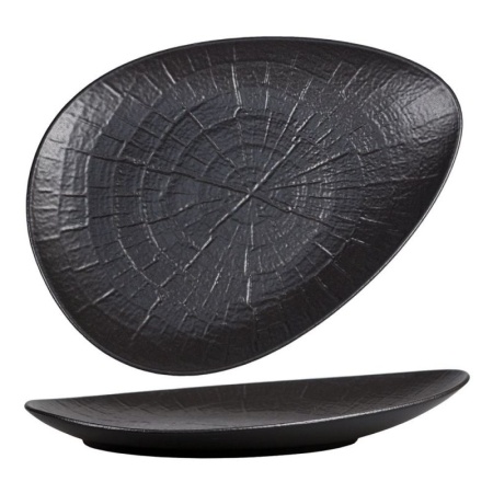 Блюдо для подачи 31x23.3см Black RAW Stellar