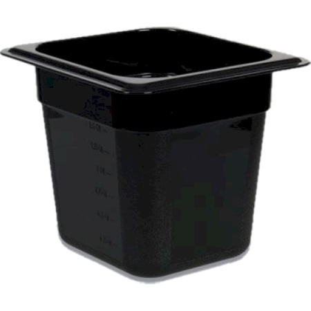 Гастроемкость GN 1/6 150мм черная