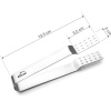 Щипцы для чайных пакетиков 13.5x2см Lacor