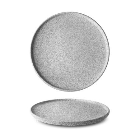 Тарелка Ø20см GRANIT Raw серый