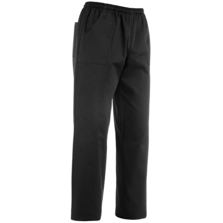 Штаны на резинке Coulisse Pockets - цвет черный - 65% полиэстер, 35% хлопок - 200г/м2