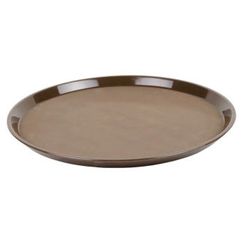 Поднос с нескользящей поверхностью Ø40.5см Cambro коричневый