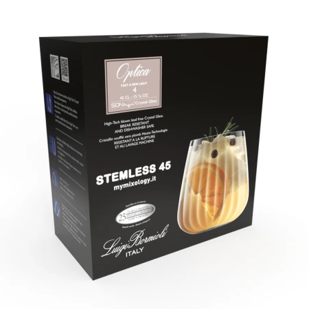 Набор стаканов 450мл OPTICA Stemless, 4шт