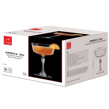 Набор бокалов для коктейля 275мл Fizz AMERICA'20s, 4шт