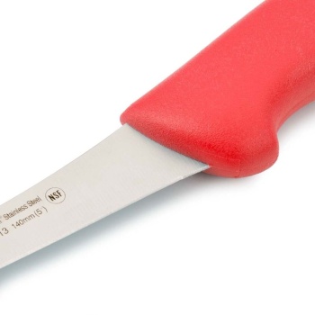 Нож обвалочный 14см изогнутый 2900 красный