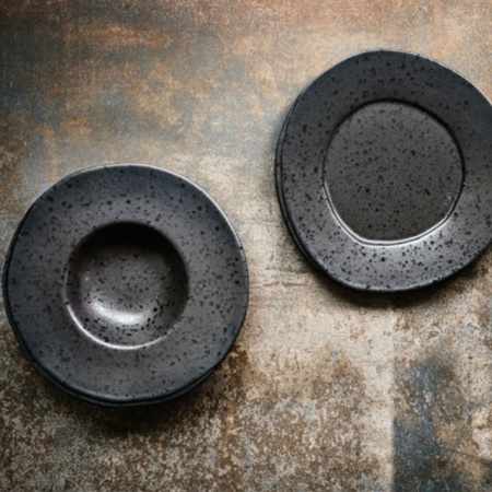 Тарелка плоская Ø27.5см AETNA черная