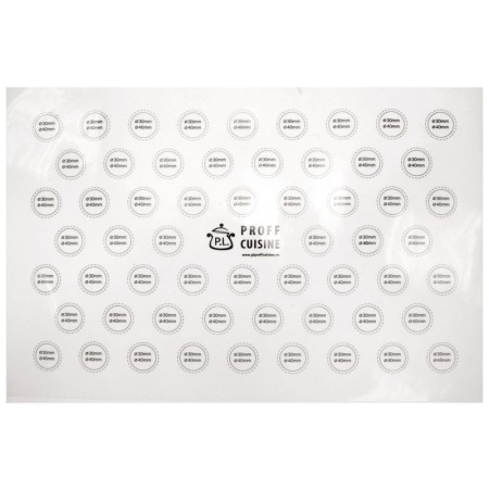 Коврик для выпечки 40x60см силиконовый - P.L. Proff Cuisine
