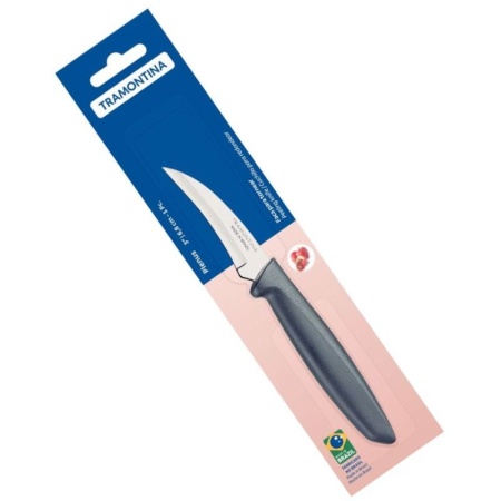 Нож для овощей и фруктов 6.8см PLENUS с изогнутым лезвием