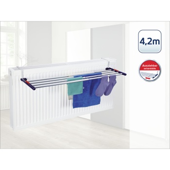 Сушилка для белья подвесная Quartett Duo 55-105см ширина 23см