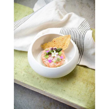 Салатник Ø16x(h)6.5см RAINBOW белый