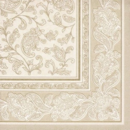 Салфетка 40x40см ROYAL Collection Ornaments шампань, 20шт