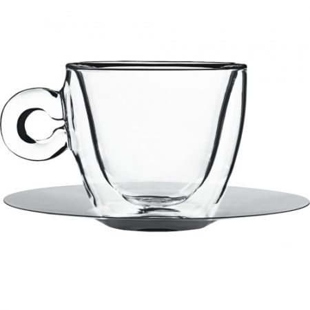 Набор чашек 165мл с блюдцами CAPPUCCINO Thermic Glass, 2шт