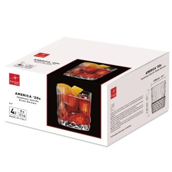 Набор стаканов 370мл AMERICA'20s, 4шт