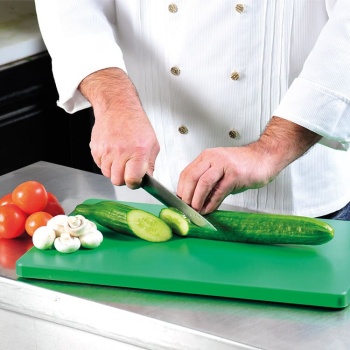 Доска разделочная 53x32.5x1.5см Kesper зеленая HACCP
