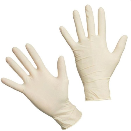 Перчатки латексные L, 100шт