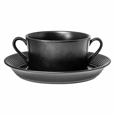 Бульонница 350мл Ø11см с ручками EDGE