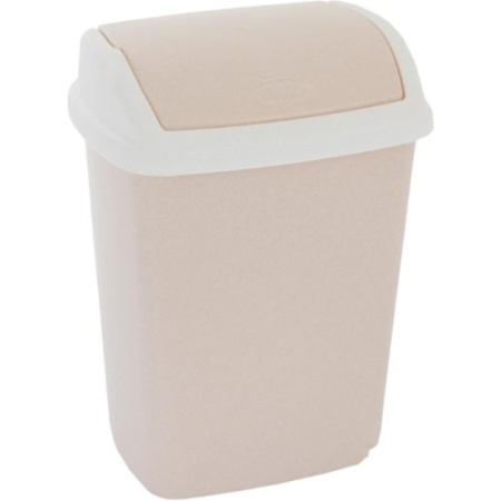 Ведро для мусора 10л DOMINIK бежевое