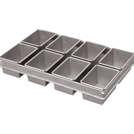 Форма для выпечки 2х4 140(140)х85(85)х80мм