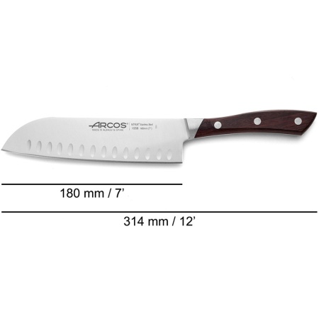 Нож сантоку 18см NATURA