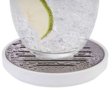 Подставка для сбора капель Ø9.5x(h)1.5см APS белый, 2шт