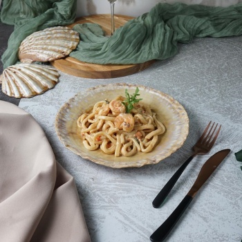 Тарелка Ø24см "Pearl Frutti di Mare" керамика