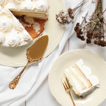 Тарелка для торта Ø32см RUBIN CREAM