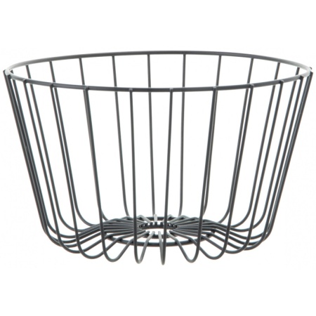 Корзинка для фруктов Ø24x(h)14.5см чeрная