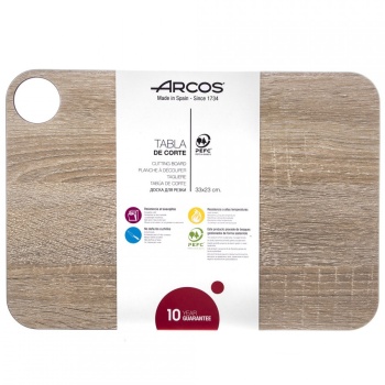 Доска разделочная 33x23см NATURAL Arcos