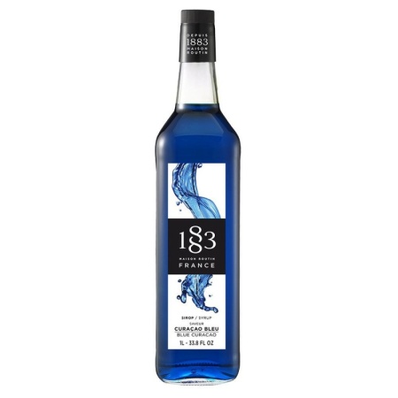 Сироп 1883 Блю Кюрасао (Blue Curaсao), 1л - стекло