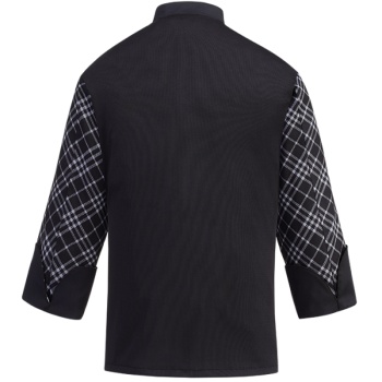 Китель поварской с кнопками - модель Twins - цвет Iron - 100% хлопок - 190 г/м2