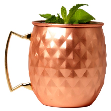 Коктейльная кружка 500мл "Moscow Mule" Barbossa металлическая