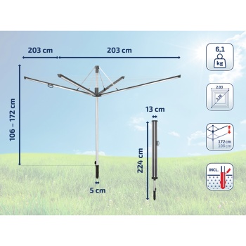 Сушилка-зонт для белья Linomatic 500 Plus