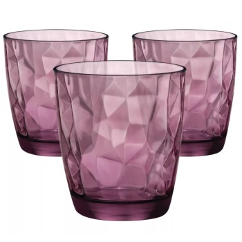 Стакан 385мл DIAMOND фиолетовый